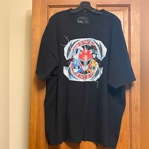 Power Rangers 3XL Black Short Sleeve Shirt - Saban’s Loot Wear Loot Crate